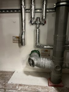 Close-up of Fire Stopping