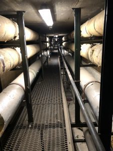Emergency Lighting underground service tunnel