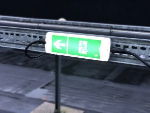 Exterior Emergency Exit Lighting and Signage