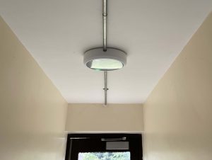 Close-up of Emergency Lighting in corridor