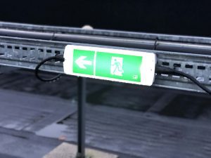Emergency Exit Signage and Lighting Exterior