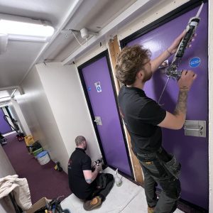 Engineers Fire Stopping installations - Student Accommodation 001