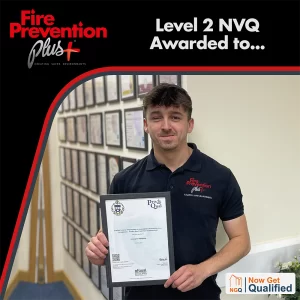Louis Stimpson awarded NVQ certificate