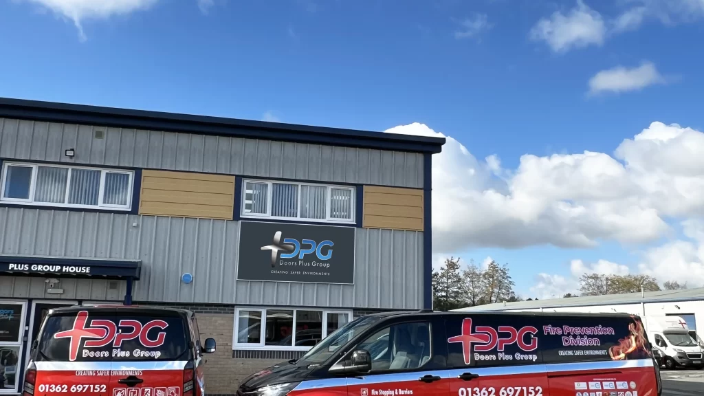 Head Office with Fire Prevention Division Vans